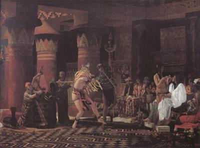 Alma-Tadema, Sir Lawrence Pastimes in Ancient Egypt 3000 Years Ago (mk23) China oil painting art